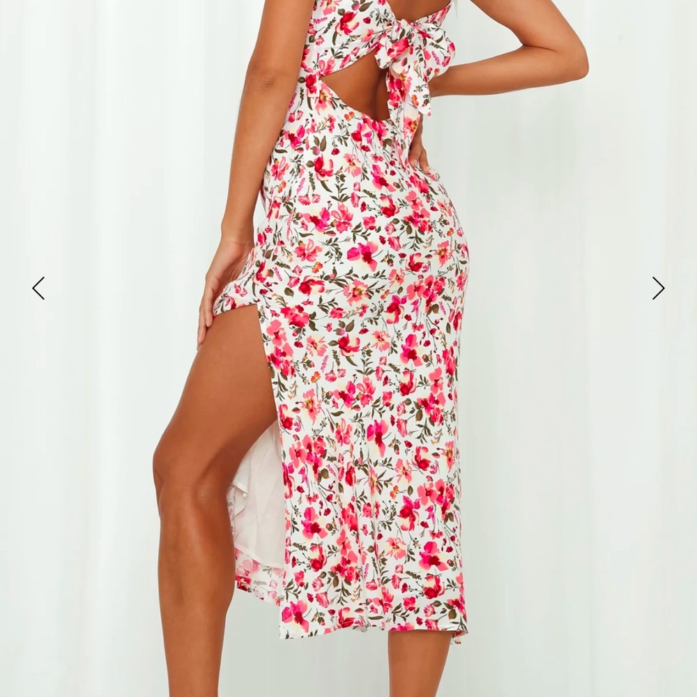 SWEET SEEDLINGS MIDI DRESS WHITE